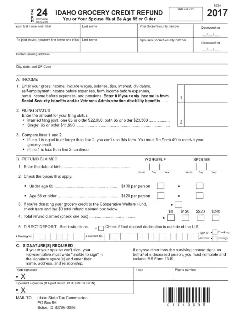 idaho form 24 Preview on Page 1