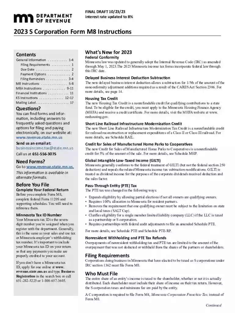 2023 mn m8 Preview on Page 1