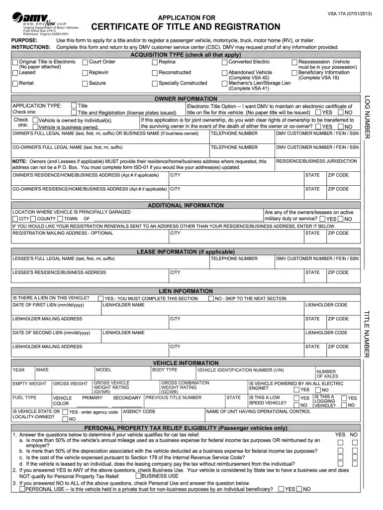 vsa17a Preview on Page 1