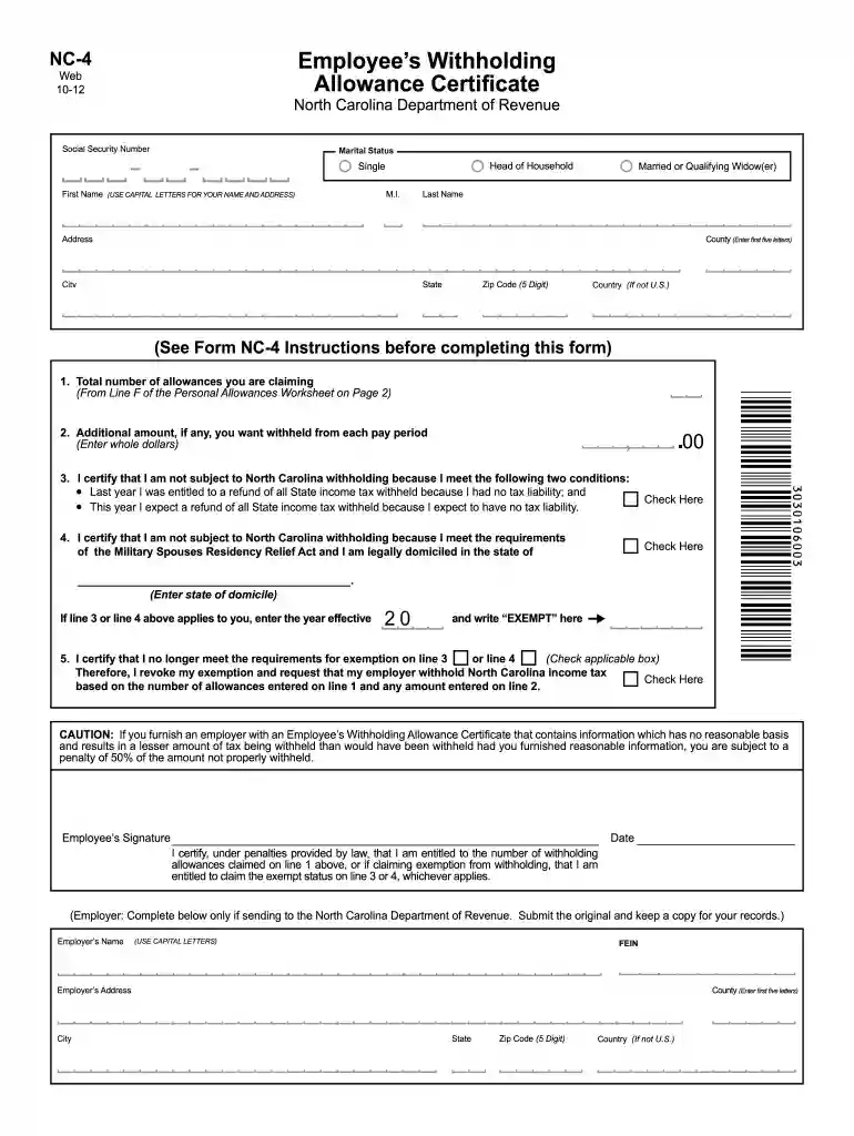 nc income tax Preview on Page 1