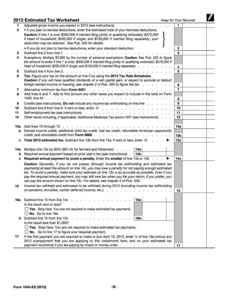 2013 form Preview on Page 1