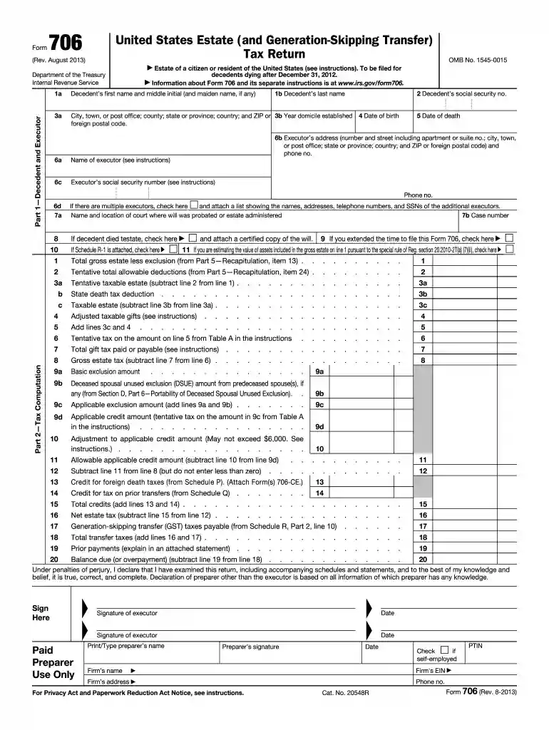 2013 form 709 instructions Preview on Page 1