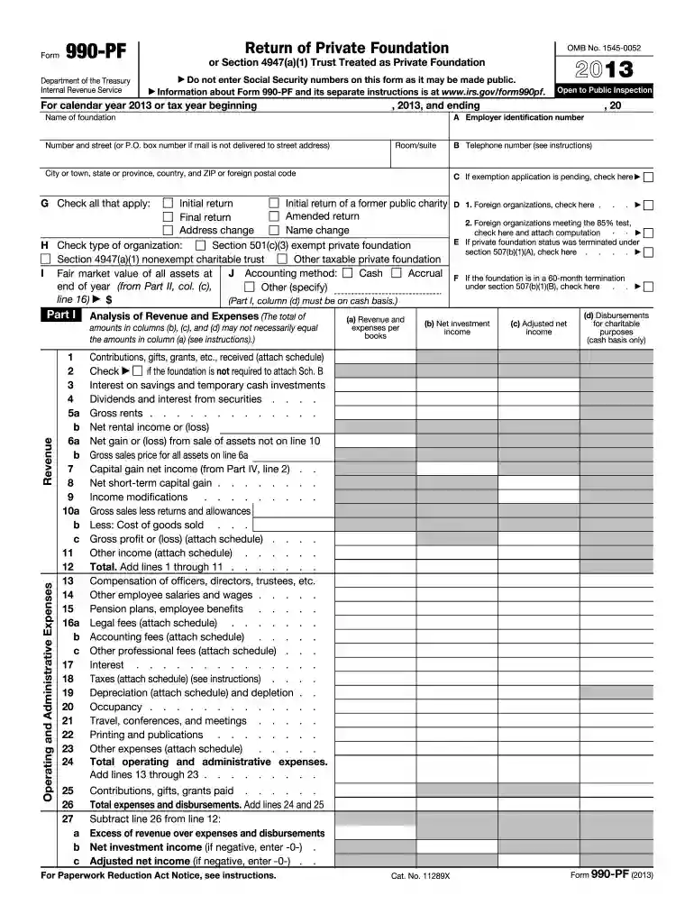990 pf form Preview on Page 1
