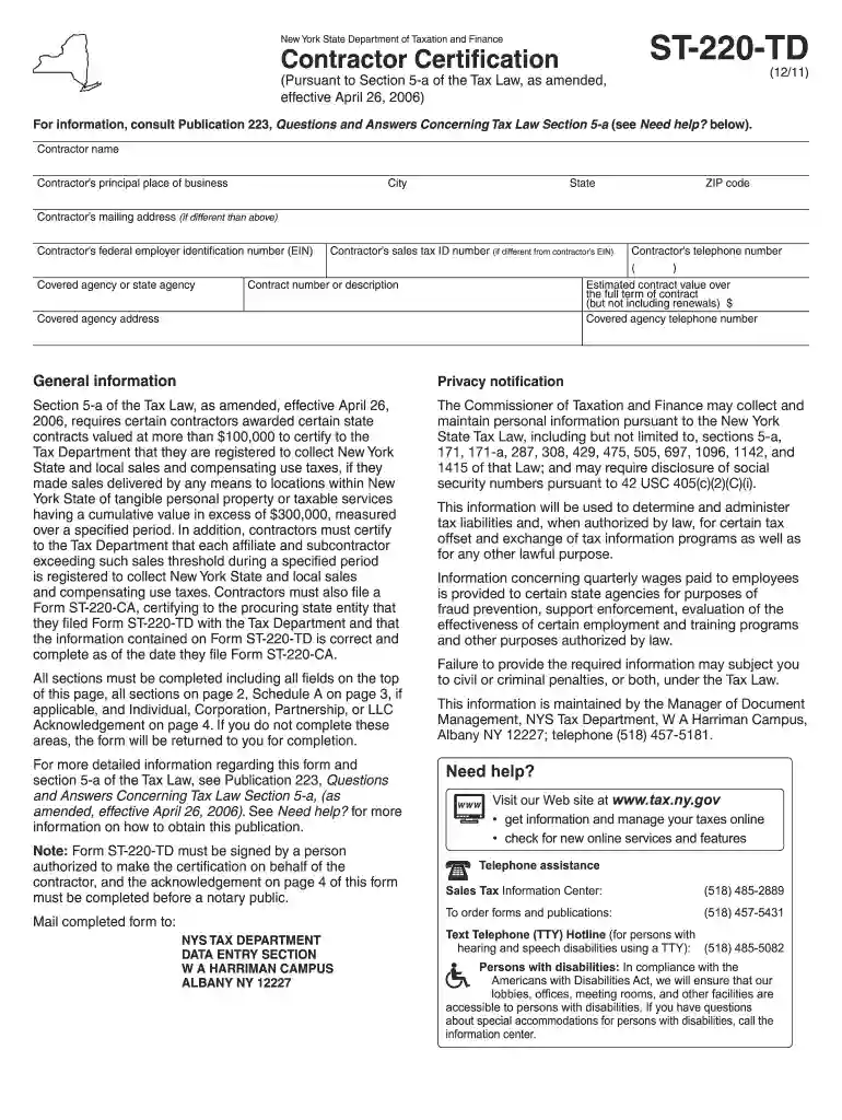 XI 18 D Sales and Compensating Use Tax Documentation Preview on Page 1
