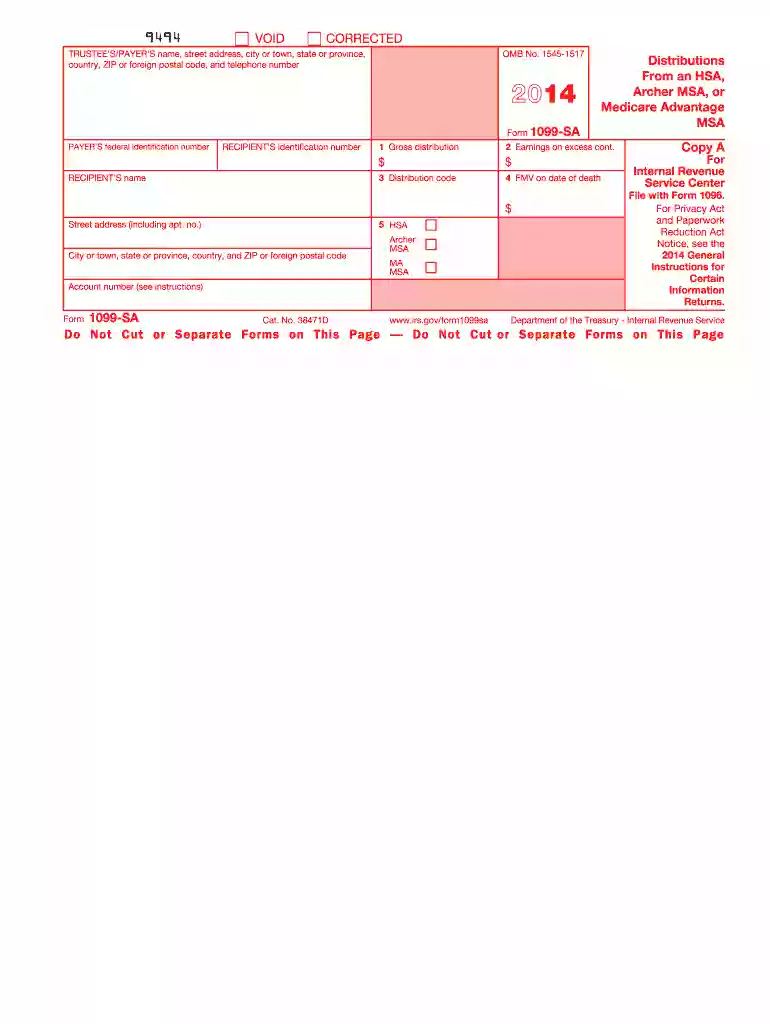 2014 w2 fillable fax form Preview on Page 1