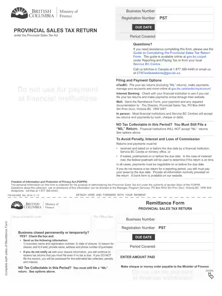 fin400 Preview on Page 1