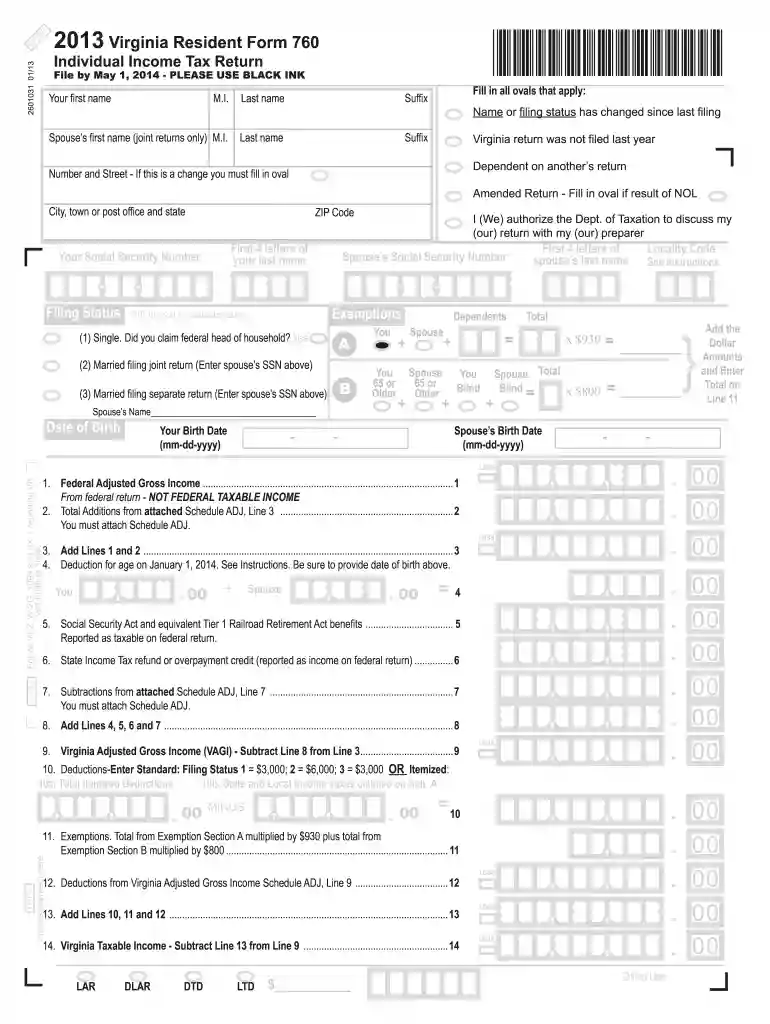 File by May 1, 2014 - PLEASE USE BLACK INK Preview on Page 1