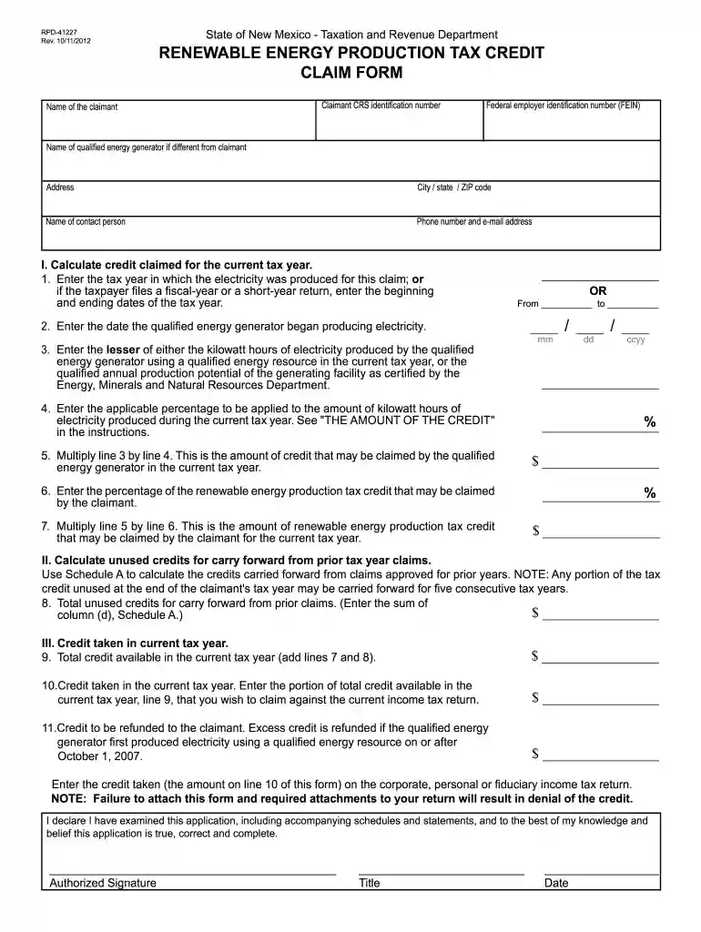 rpd 41227 2012 form Preview on Page 1