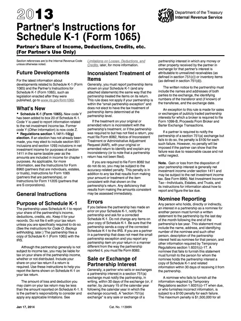 form 1041 schedule k 1 instructions 2013 Preview on Page 1