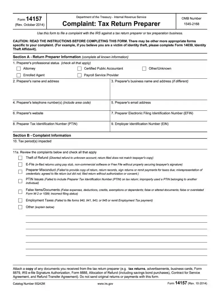 14157 form Preview on Page 1