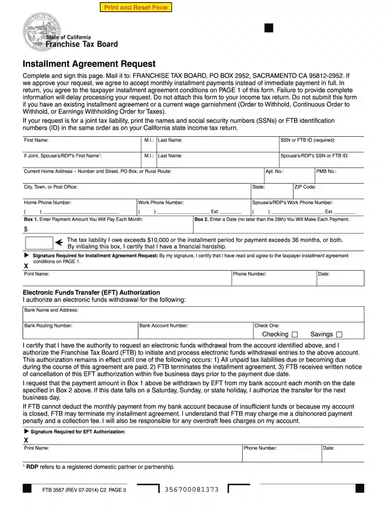 form 3567 Preview on Page 1