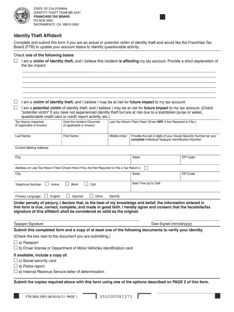 what is state of california filing compliance bureau ms f151 Preview on Page 1