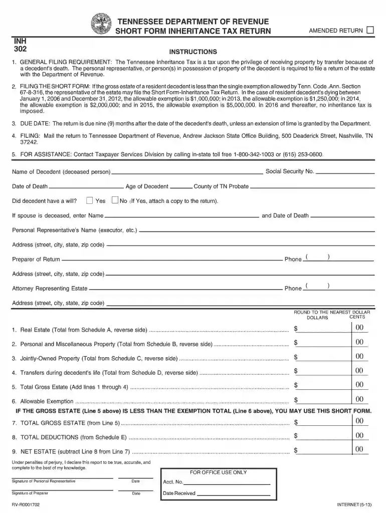 pa inheritance tax waiver form Preview on Page 1