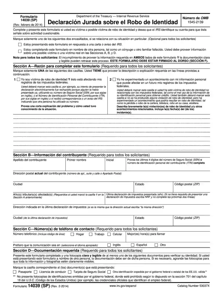 2014 affidavit form Preview on Page 1