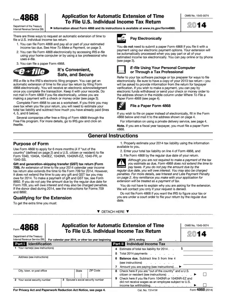 extension form 2014 Preview on Page 1