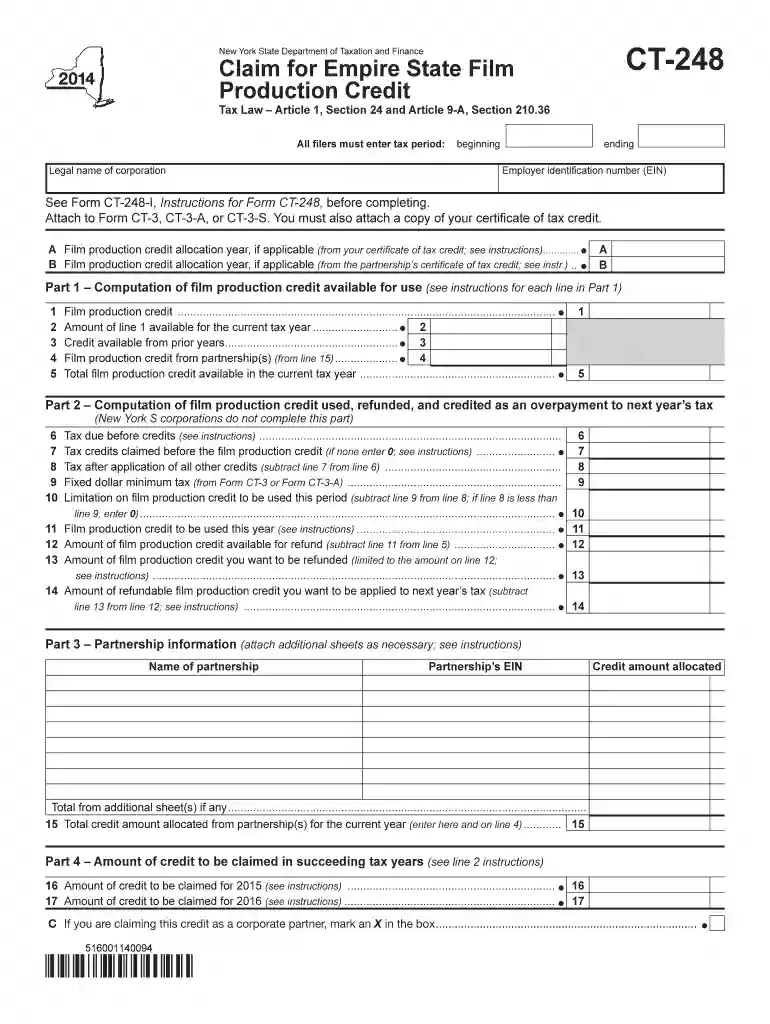 ct 248 2014 form Preview on Page 1