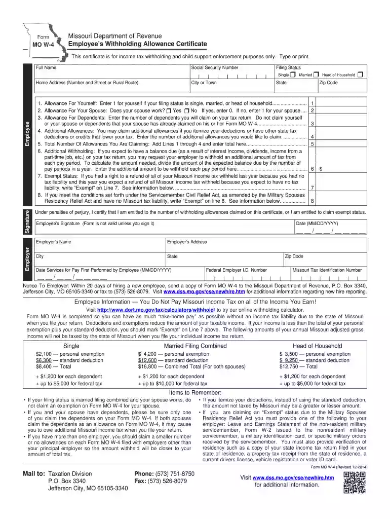 missouri 1099 g Preview on Page 1