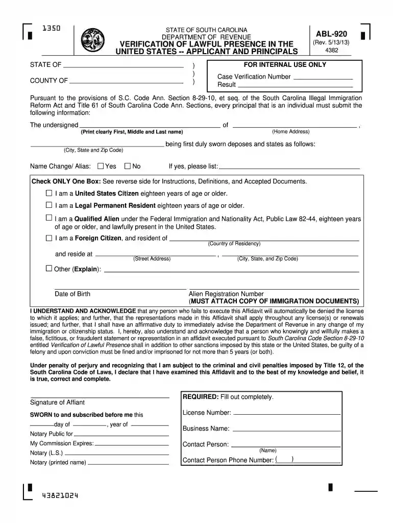 920 form Preview on Page 1