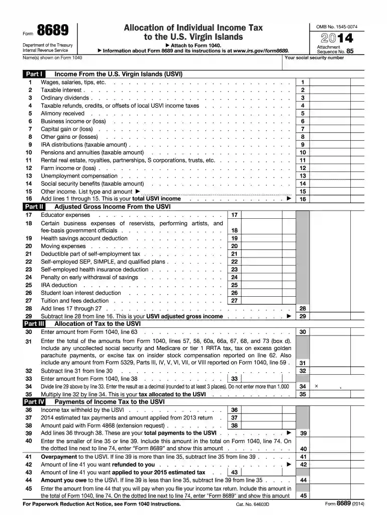 Preparing an Individual Income Tax Return with U.S. Virgin... Preview on Page 1