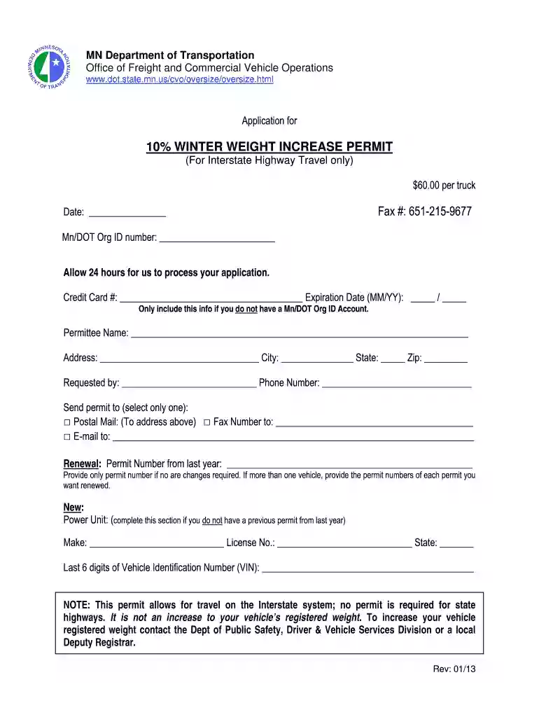 transportation form Preview on Page 1