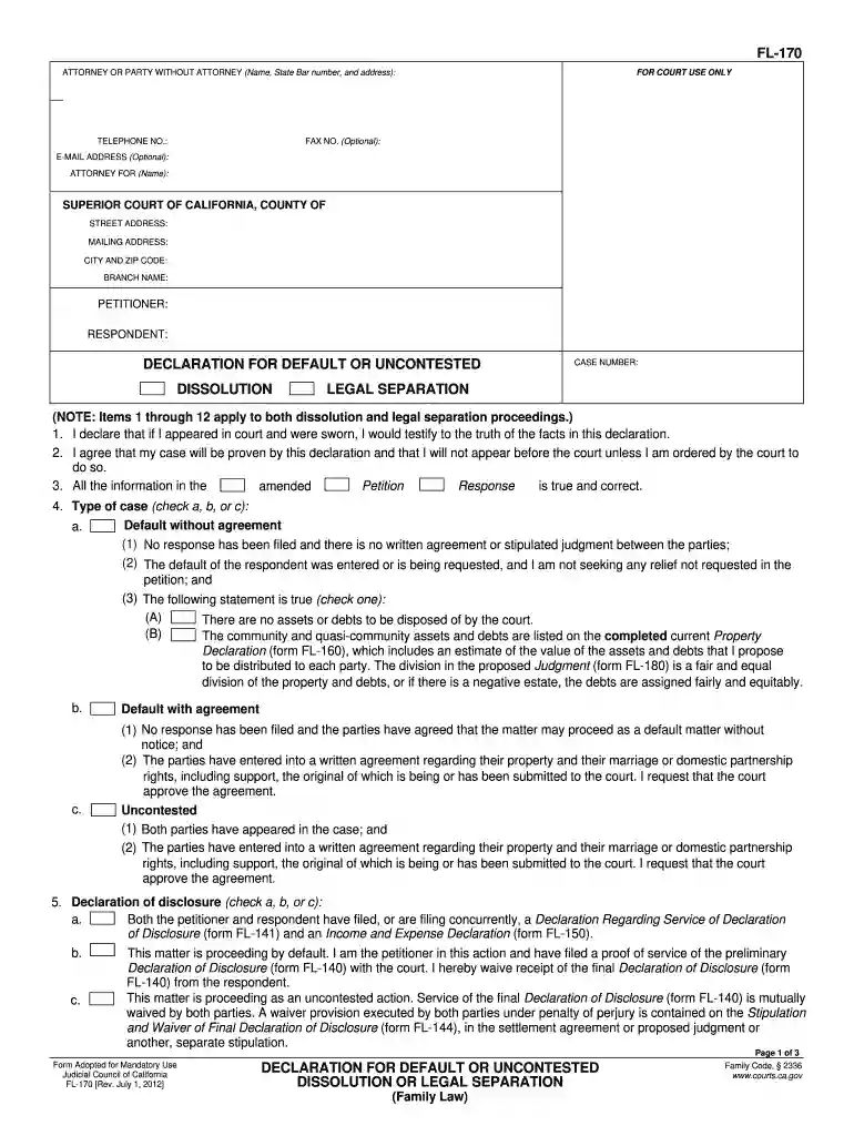 fl 170 instructions Preview on Page 1