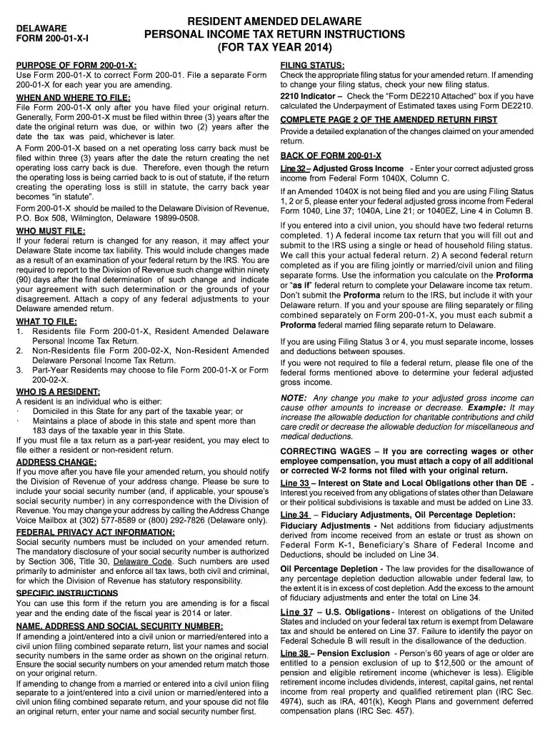 Download Fill-In Form (171K) - Division of Revenue - revenue delaware Preview on Page 1