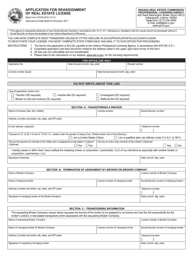 state form 47478 r6 1210 2014-2019 Preview on Page 1