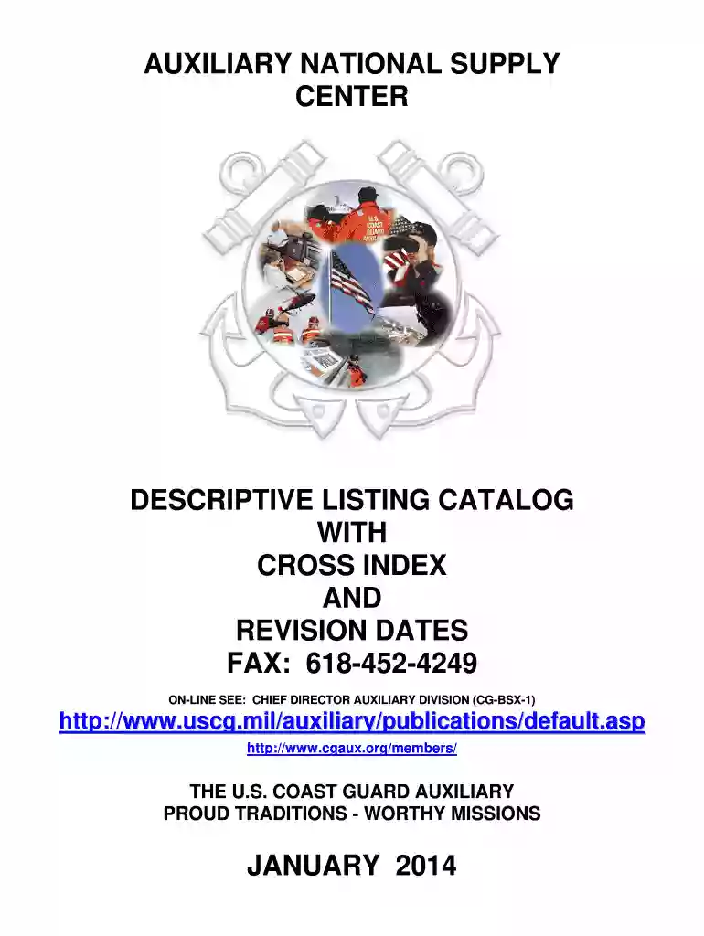 descriptive listing 2014 form Preview on Page 1