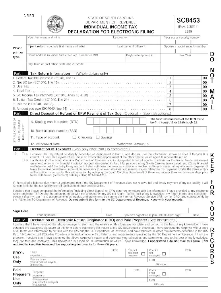 Request Copy of Certificate - South Carolina Department of Education Preview on Page 1