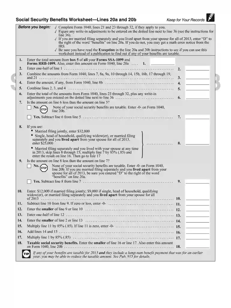 2013 social worksheet form Preview on Page 1