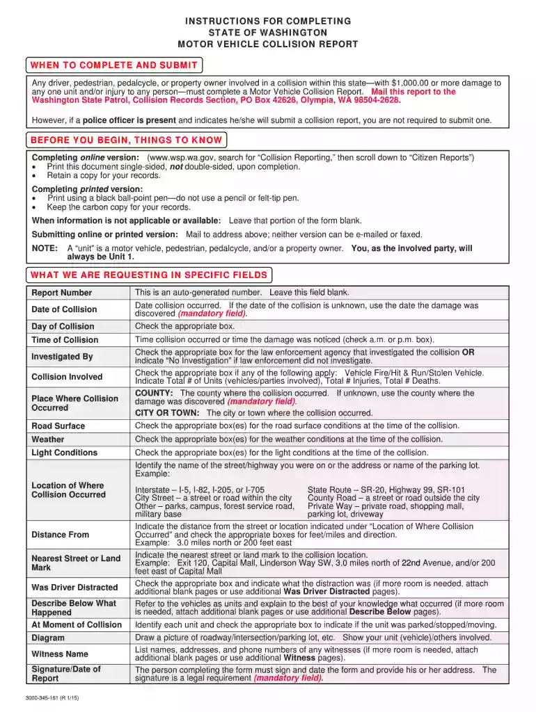 wsp collision report Preview on Page 1