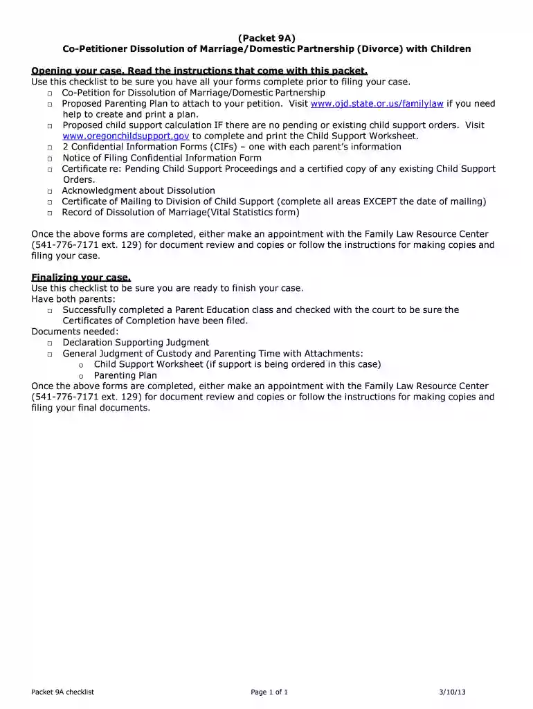 oregon packet Preview on Page 1