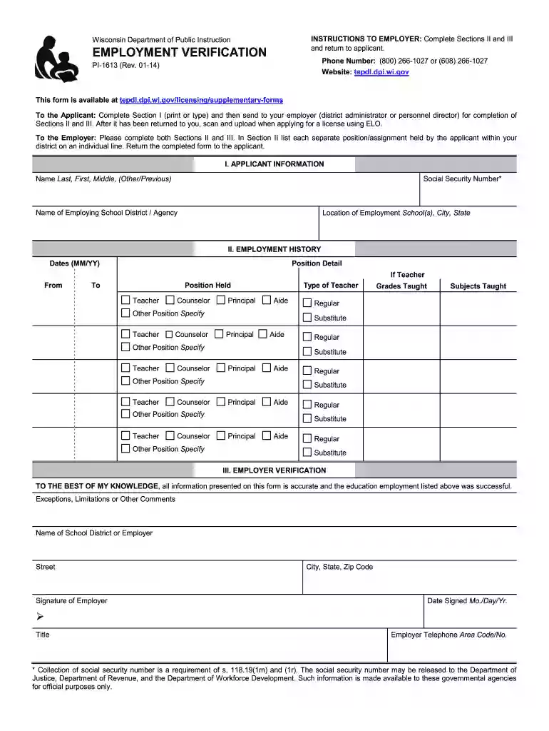 employer verification of earnings form Preview on Page 1