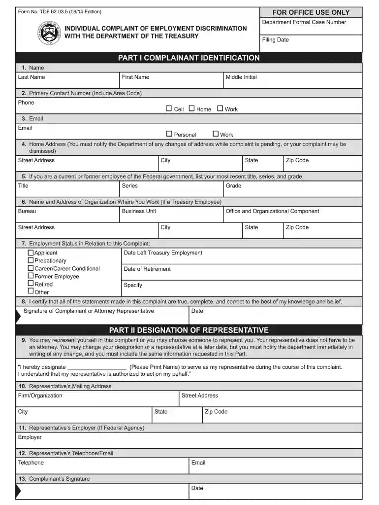 form individual discrimination Preview on Page 1