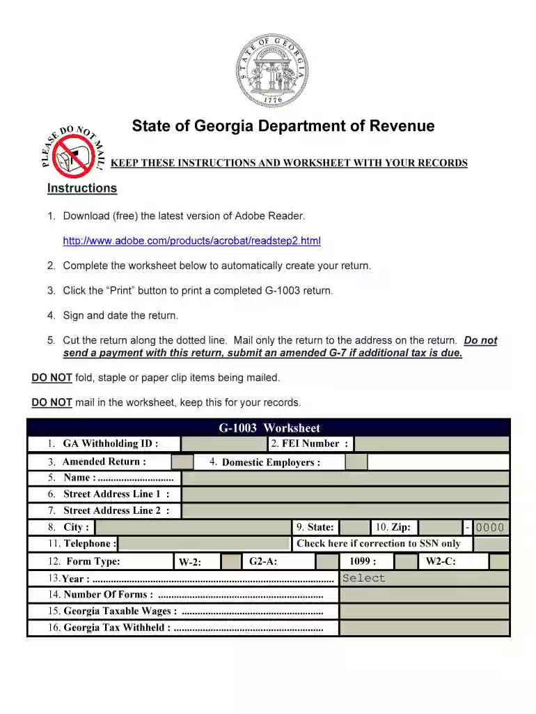 g 1003 2015 form Preview on Page 1