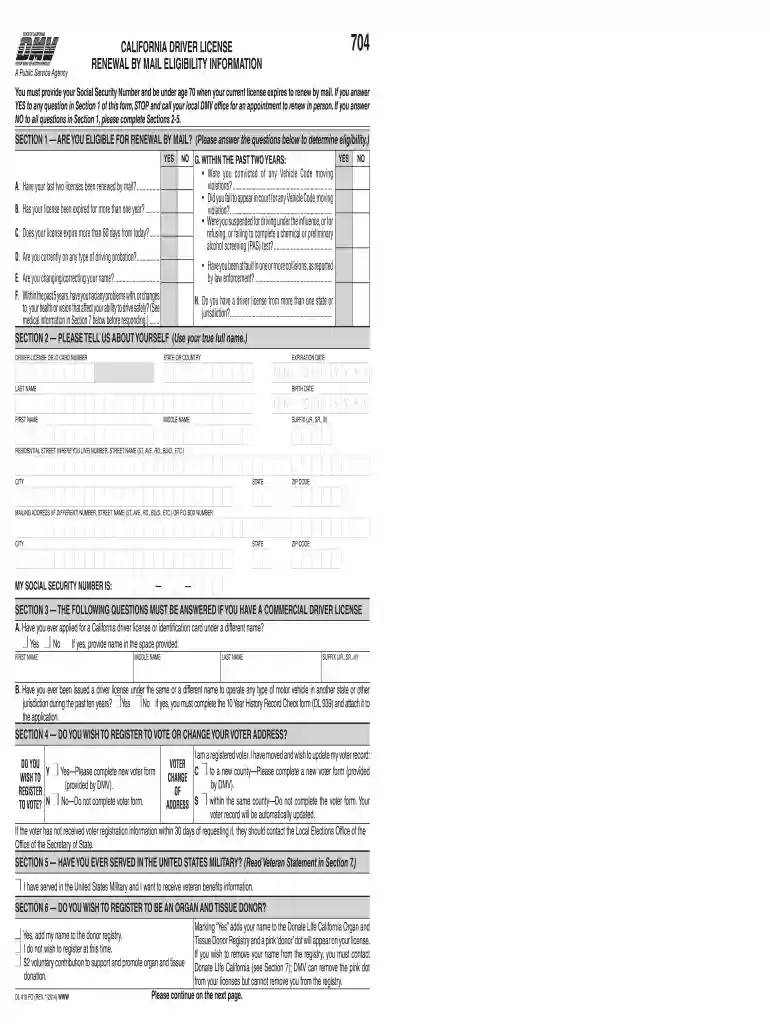 form renewal license 2014 Preview on Page 1