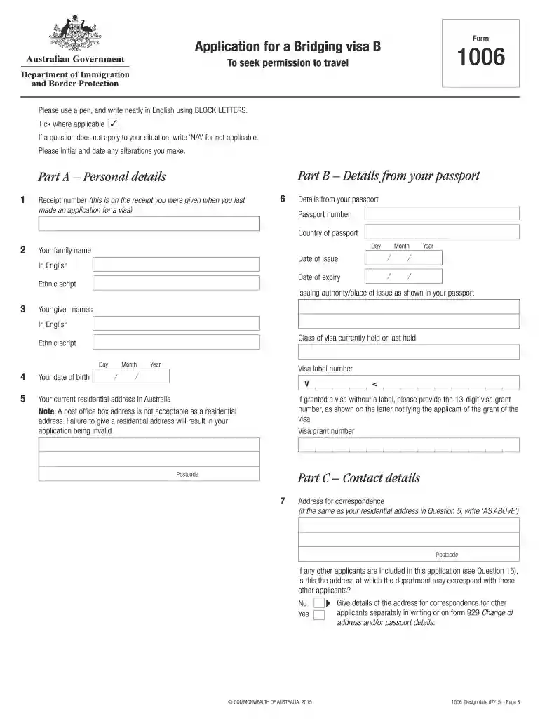 form 1006 Preview on Page 1