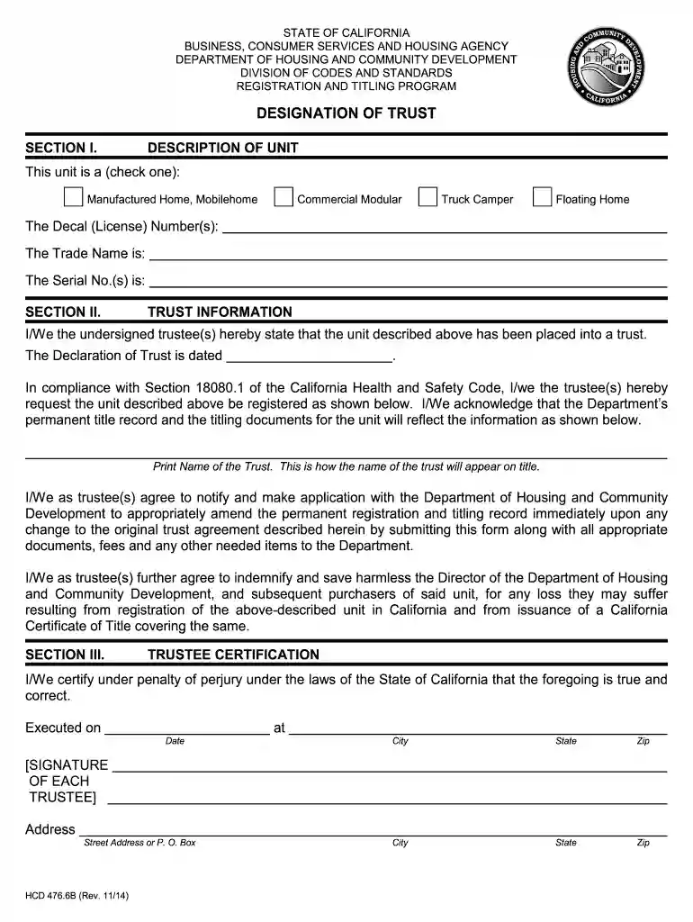 hcd 476 6b Preview on Page 1