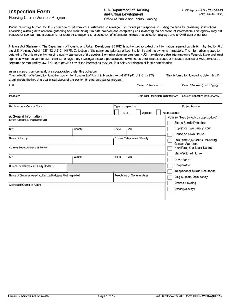 hud inspection checklist 2024 Preview on Page 1