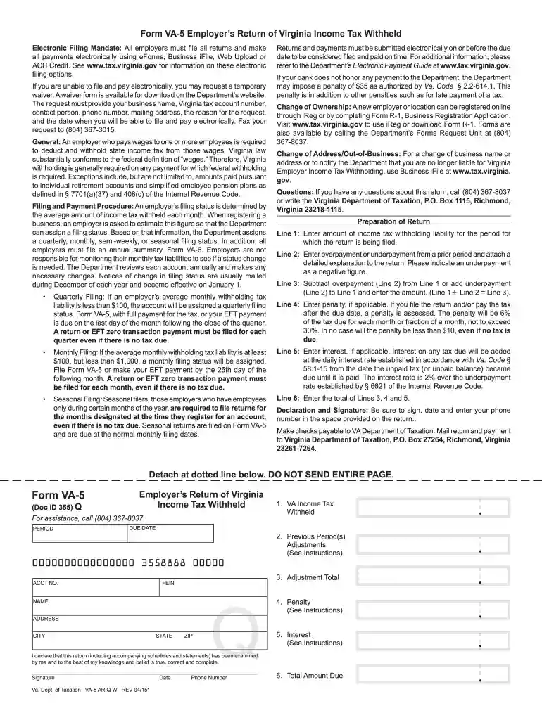 form va 5 Preview on Page 1