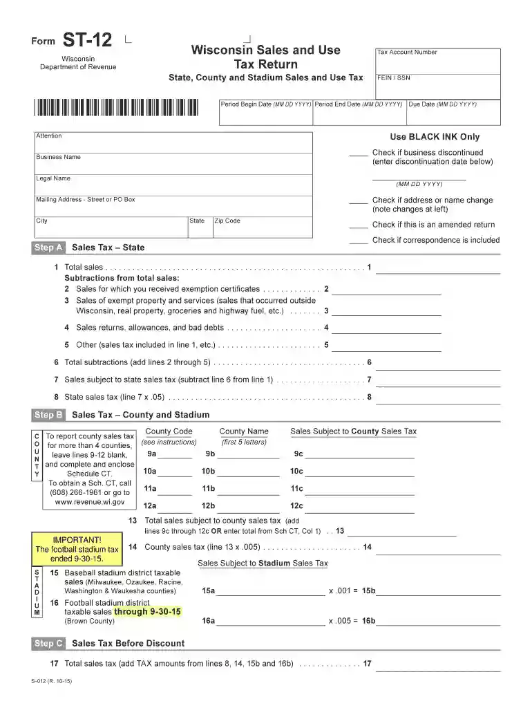form st 12 Preview on Page 1