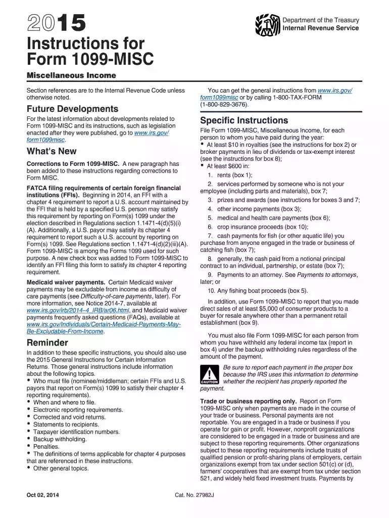 form instructions 2015 Preview on Page 1