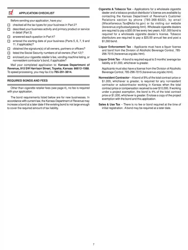 ks form application 2015 Preview on Page 1