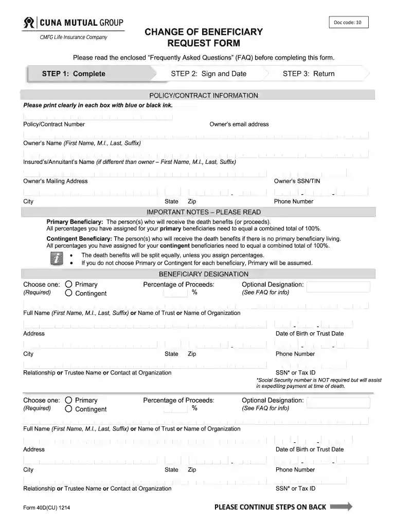 form 40d Preview on Page 1