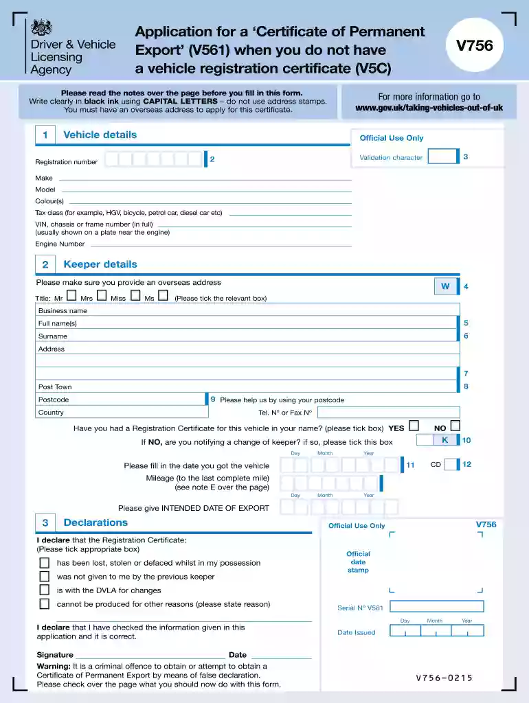 v756 2015 form Preview on Page 1