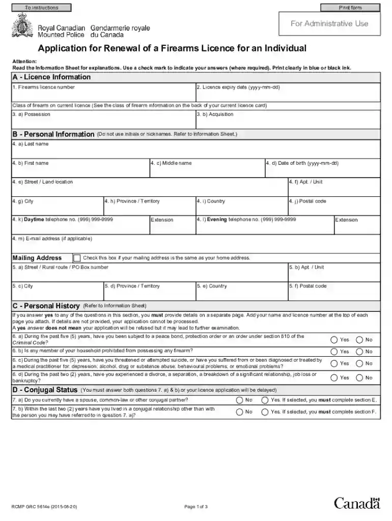 pal renewal form Preview on Page 1