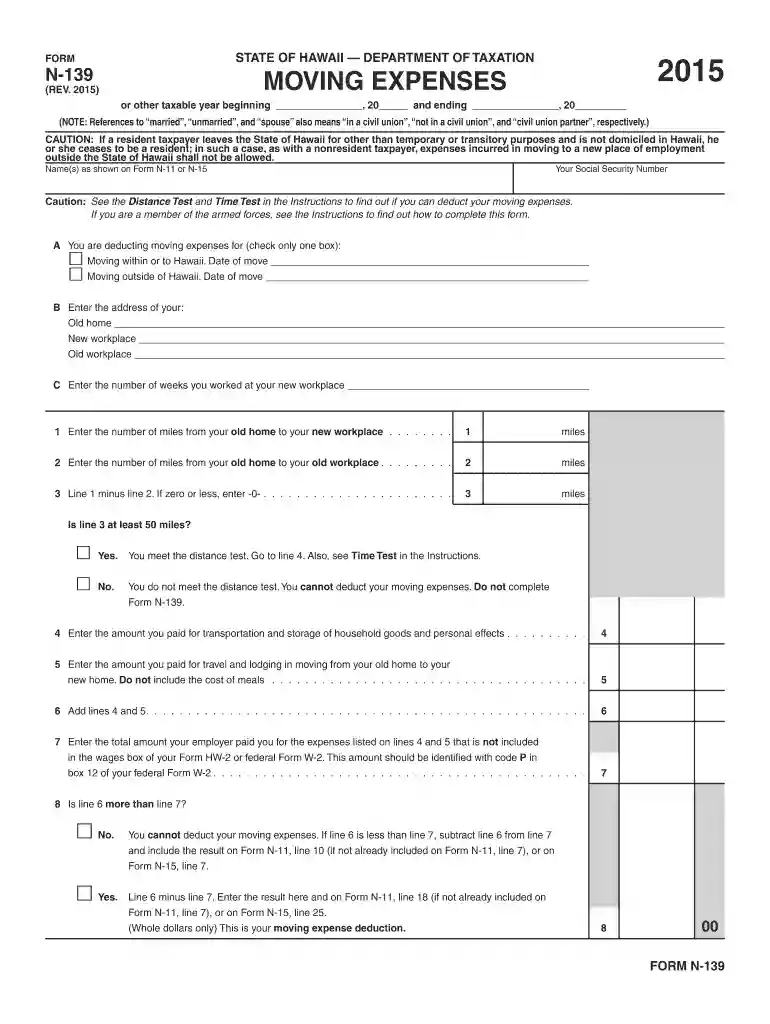 n139 2015 form Preview on Page 1