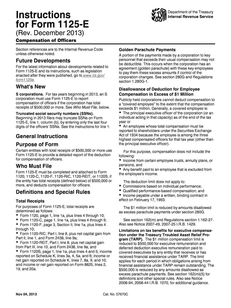 irs form compensation 2013 Preview on Page 1