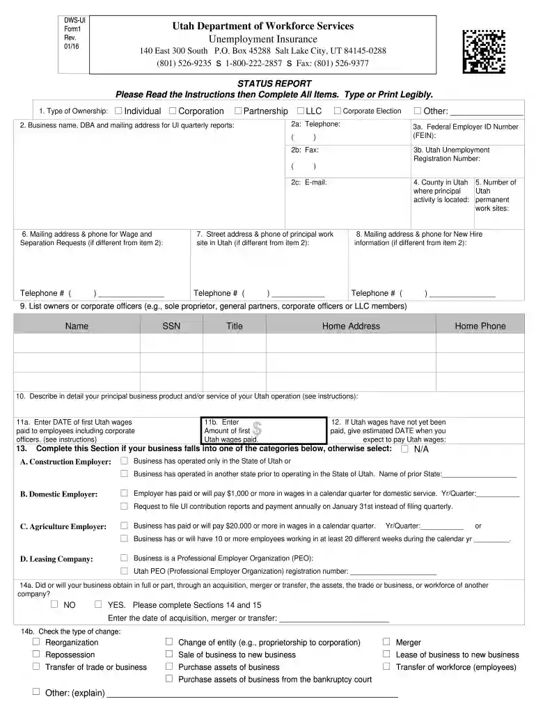 utah ui Preview on Page 1