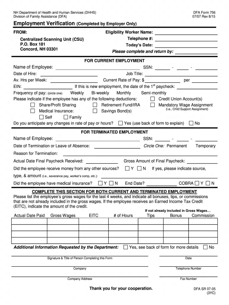 nh dhhs forms Preview on Page 1